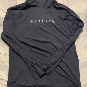 Hurley Dark Blue Long Sleeve Top